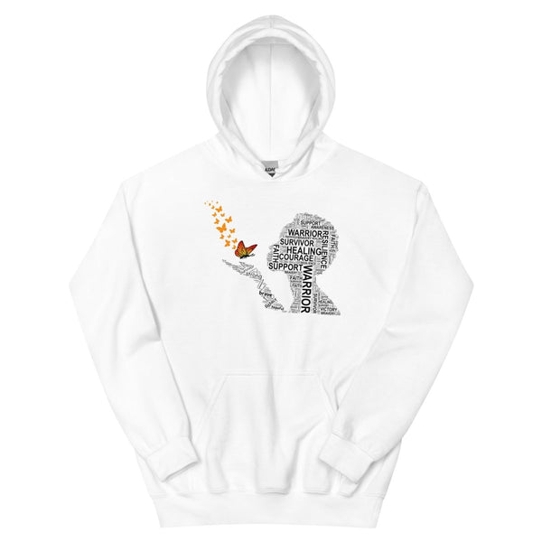 Leukemia Butterfly Hoodie - JohnVsGBMWhiteS