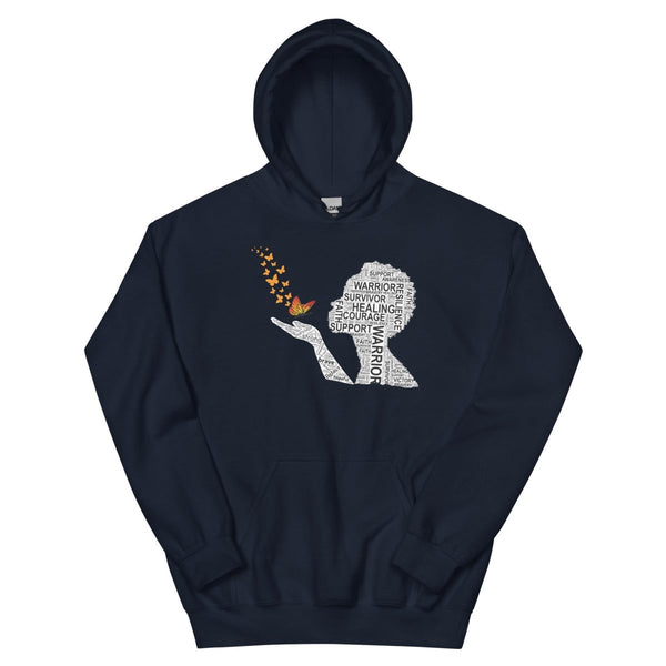 Leukemia Butterfly Hoodie - JohnVsGBMNavyS