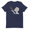 Leukemia Cancer Butterfly Tee - JohnVsGBMNavyXS