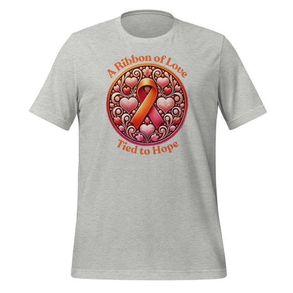 Leukemia Cancer Love Tee - JohnVsGBMAthletic HeatherS