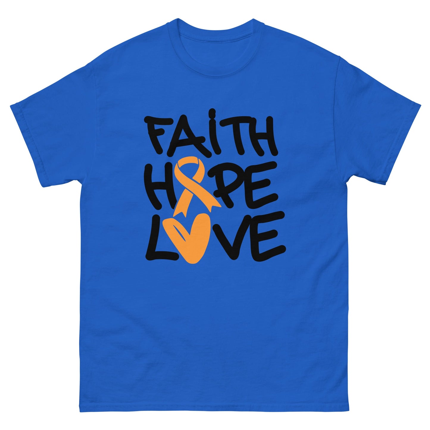 Leukemia Faith Love Tee - JohnVsGBMRoyalS