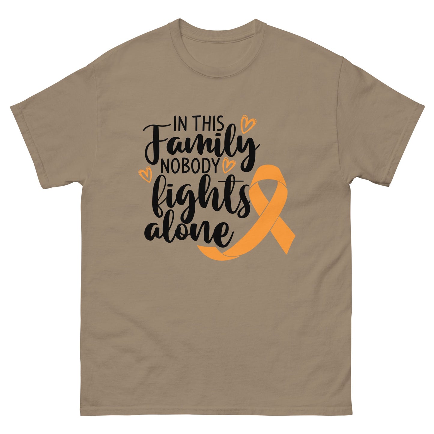 Leukemia Family Tee - JohnVsGBMBrown SavanaS