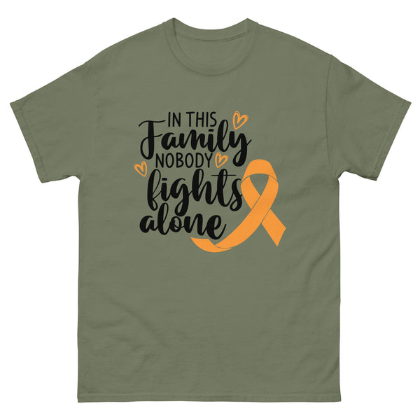 Leukemia Family Tee - JohnVsGBMMilitary GreenS