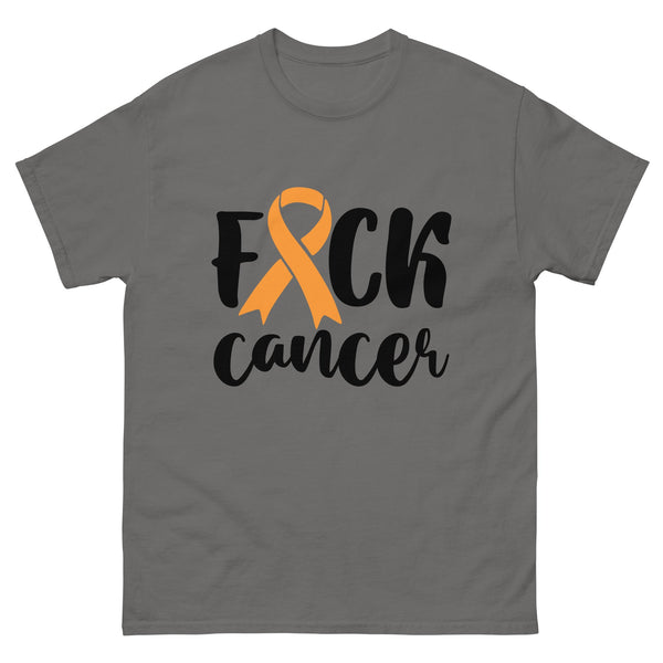 Leukemia FCK Cancer Tee - JohnVsGBMCharcoalS