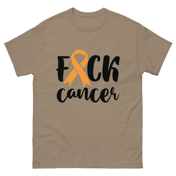 Leukemia FCK Cancer Tee - JohnVsGBMBrown SavanaS