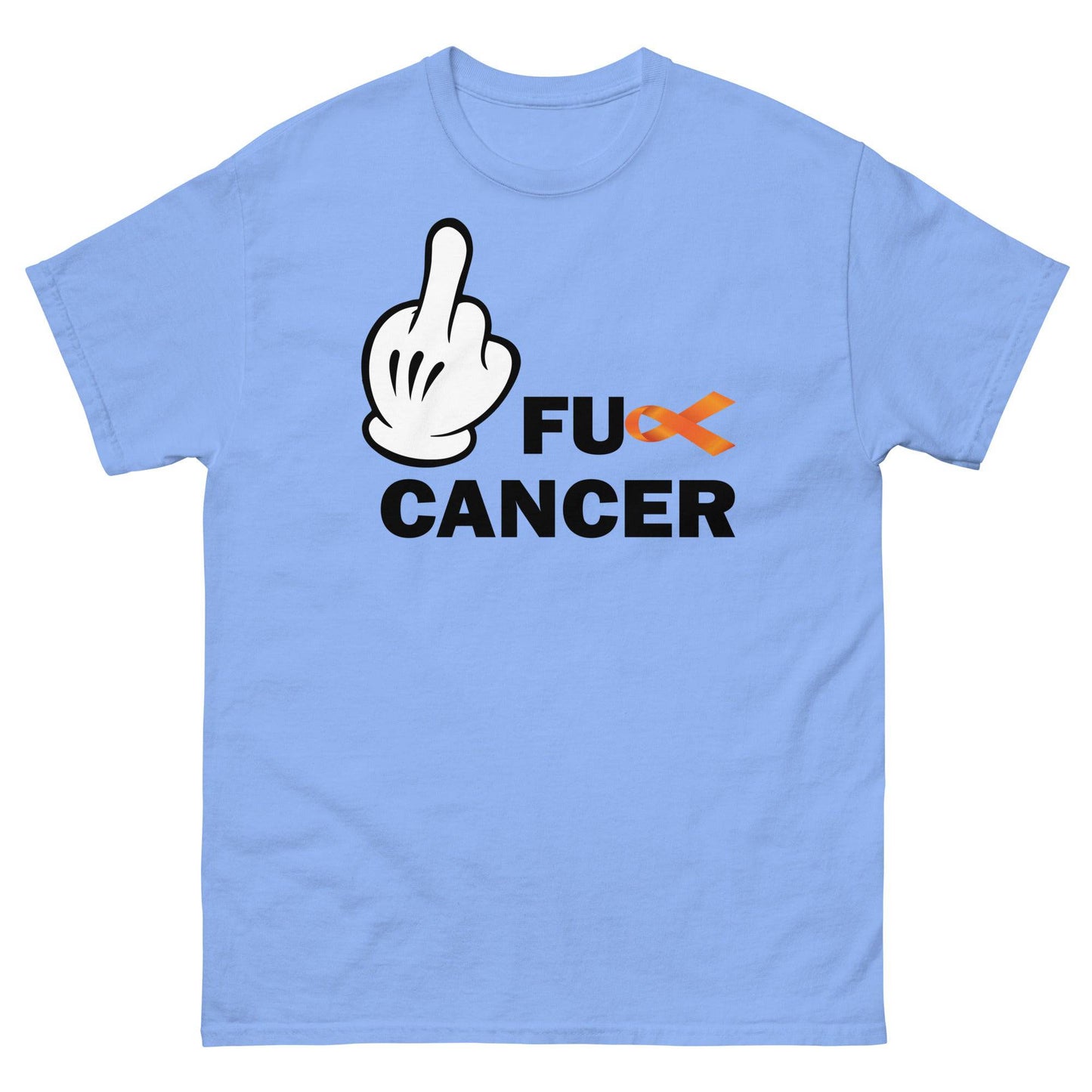 Leukemia FU Cancer Tee - JohnVsGBMCarolina BlueS