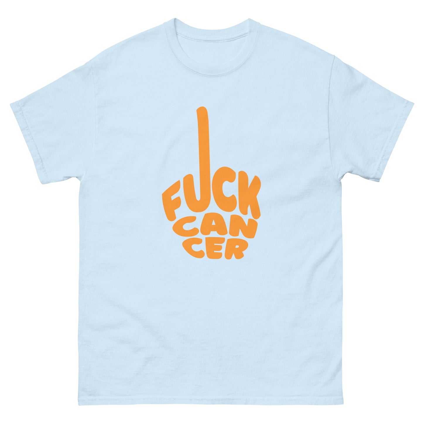 Leukemia FU Cancer Tee - JohnVsGBMLight BlueS