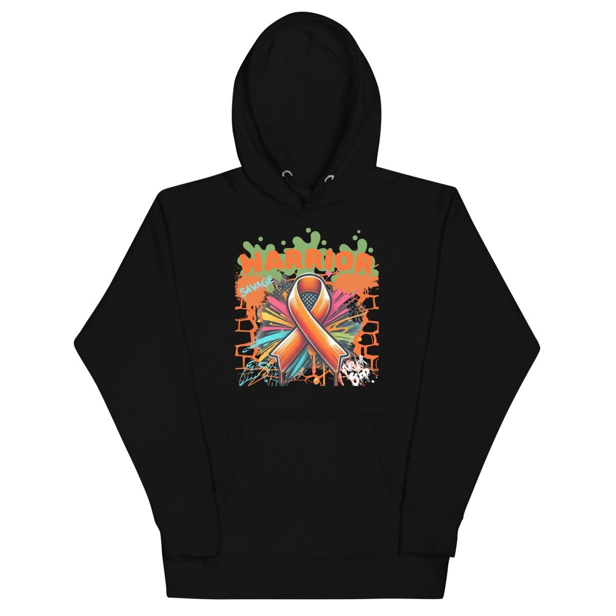 Leukemia Graffiti Ribbon Hoodie - JohnVsGBMBlackS