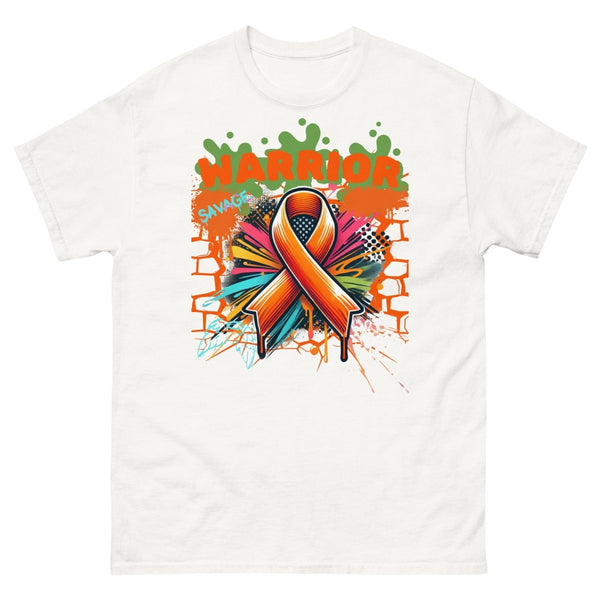 Leukemia Graffiti Ribbon Tee - JohnVsGBMWhiteS