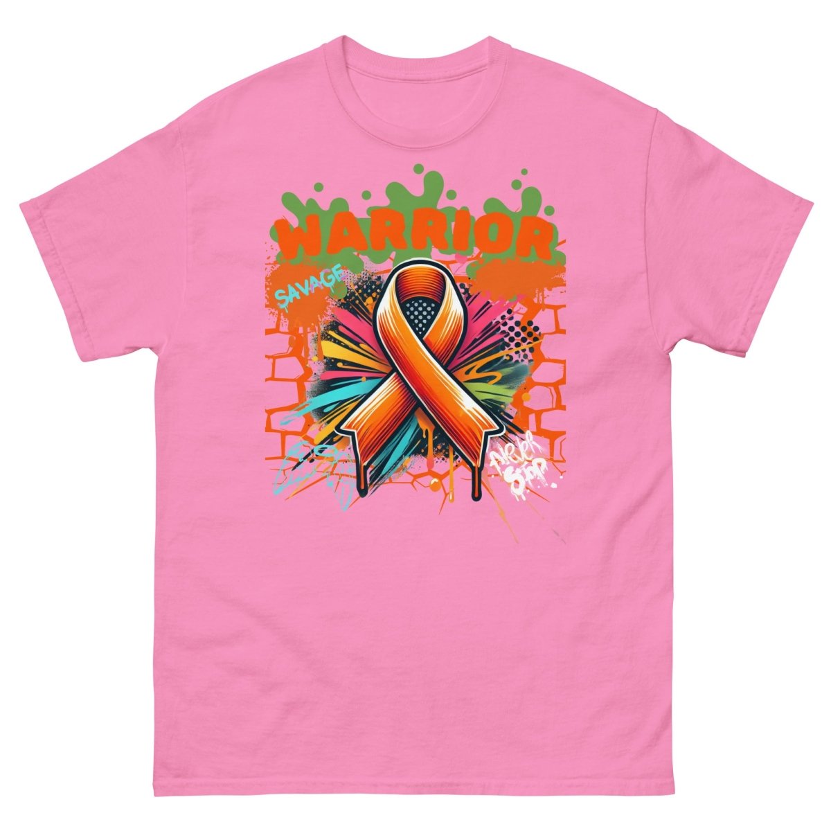 Leukemia Graffiti Ribbon Tee - JohnVsGBMAzaleaS