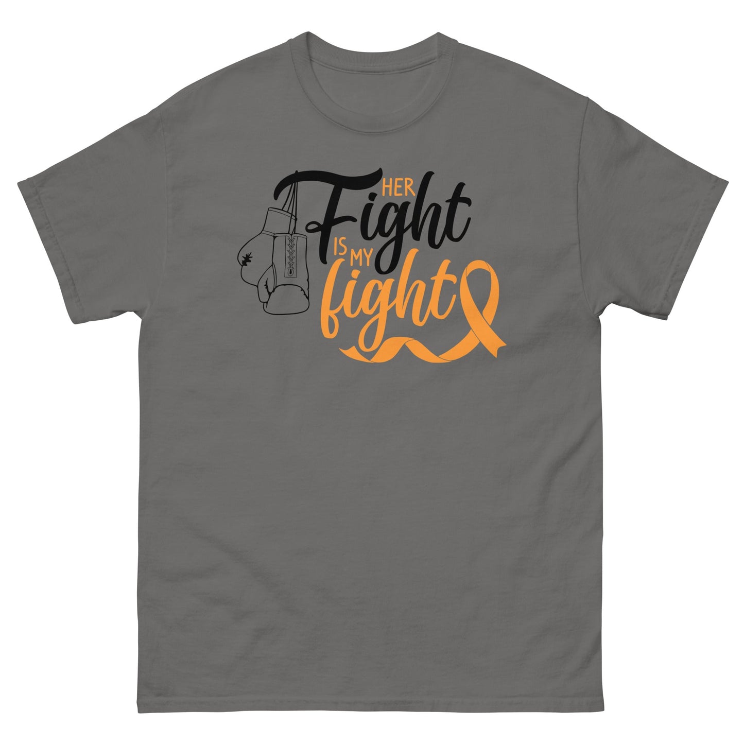 Leukemia Her Fight Tee - JohnVsGBMCharcoalS