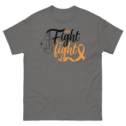 Leukemia Her Fight Tee - JohnVsGBMCharcoalS