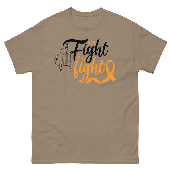 Leukemia Her Fight Tee - JohnVsGBMBrown SavanaS