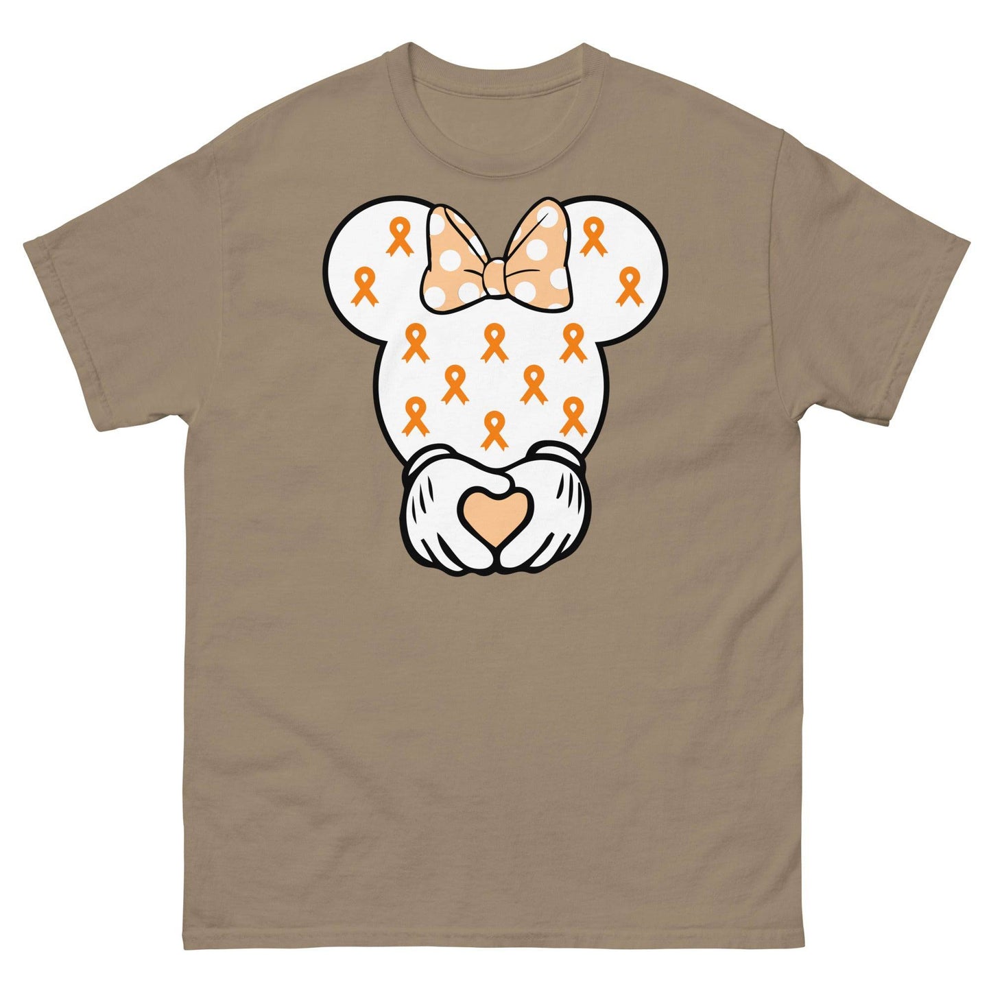 Leukemia Minnie Themed Head Tee - JohnVsGBMBrown SavanaS