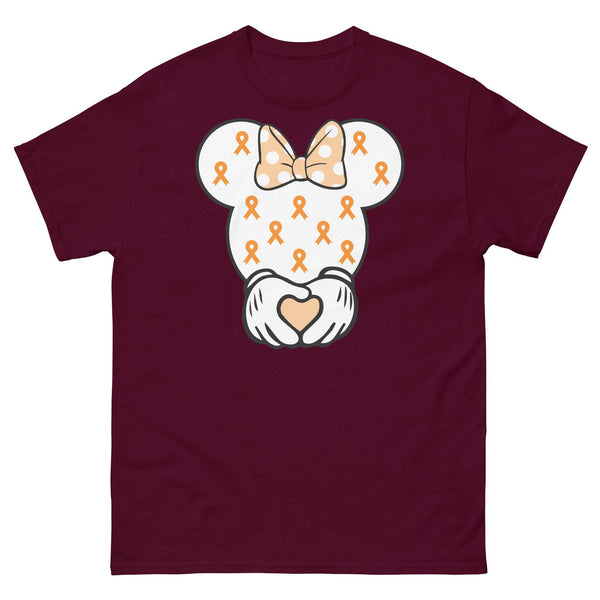 Leukemia Minnie Themed Head Tee - JohnVsGBMMaroonS