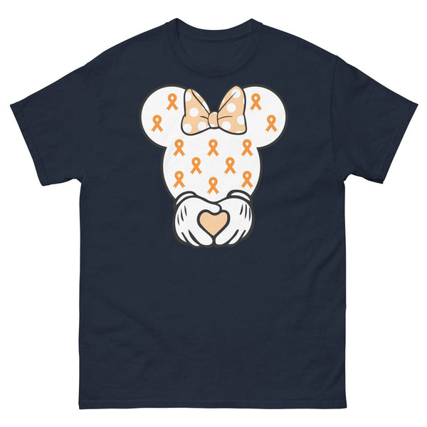 Leukemia Minnie Themed Head Tee - JohnVsGBMNavyS