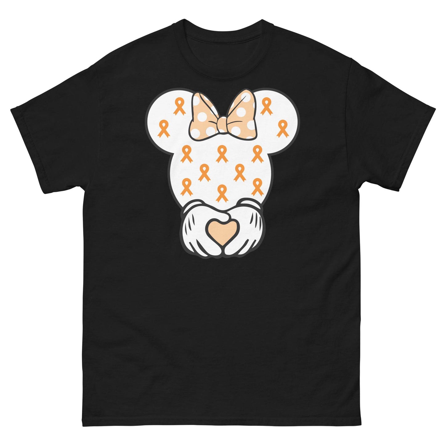 Leukemia Minnie Themed Head Tee - JohnVsGBMBlackS