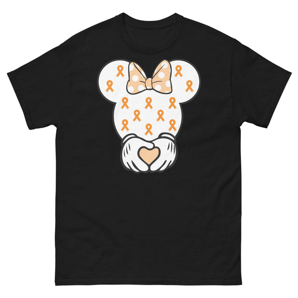 Leukemia Minnie Themed Head Tee - JohnVsGBMBlackS