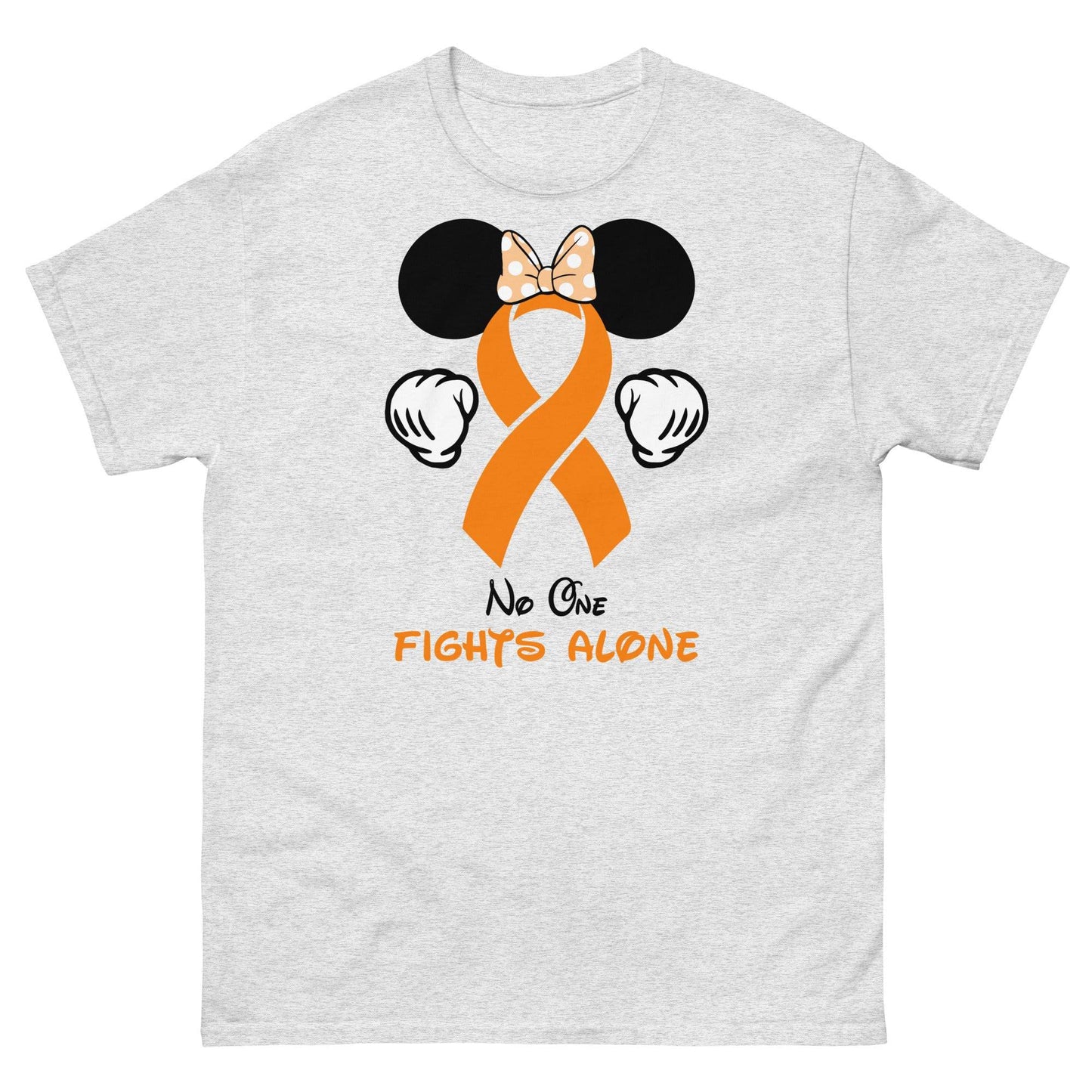 Leukemia Minnie Themed No One Fights Alone Tee - JohnVsGBMAshS