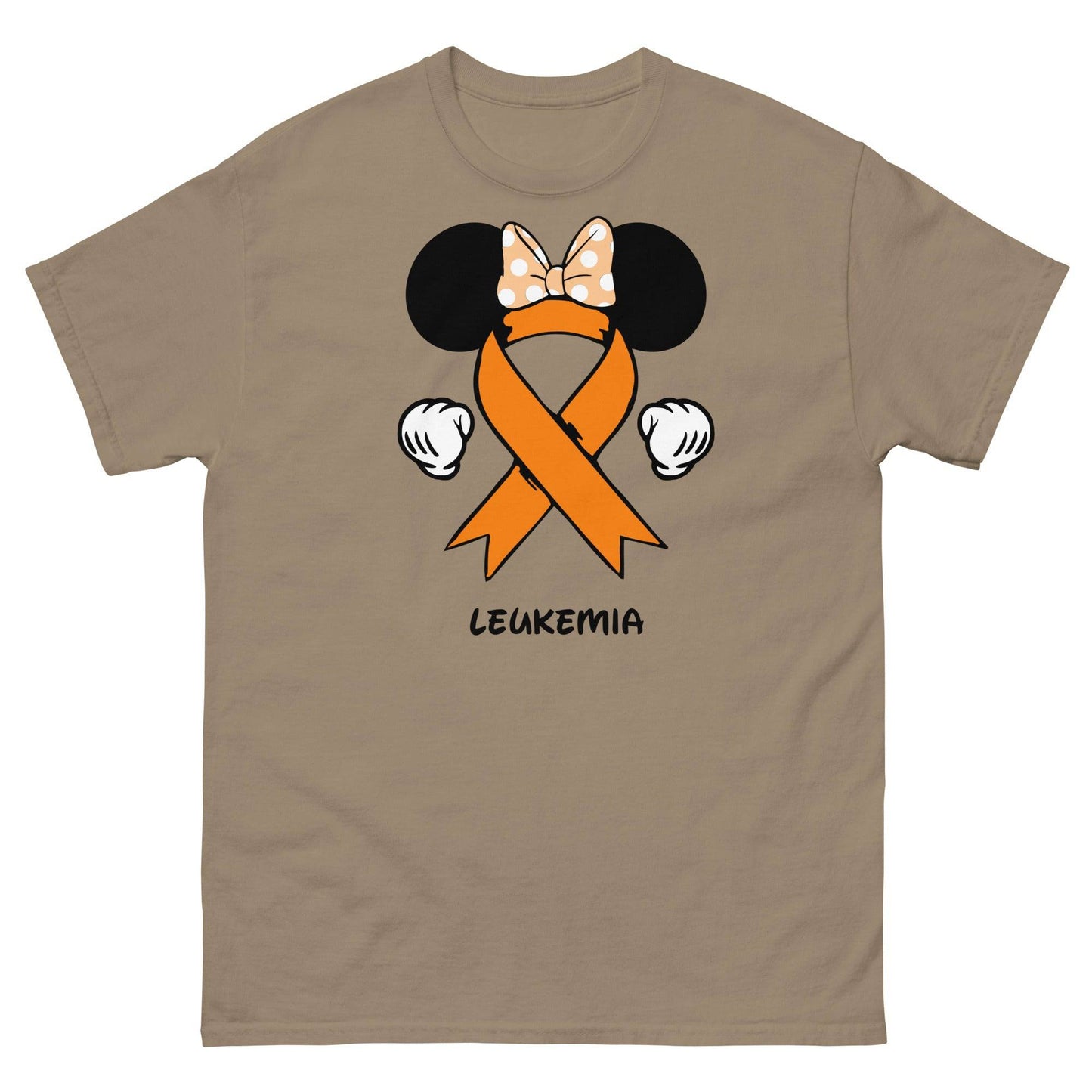 Leukemia Minnie Themed Tee - JohnVsGBMBrown SavanaS