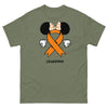 Leukemia Minnie Themed Tee - JohnVsGBMMilitary GreenS