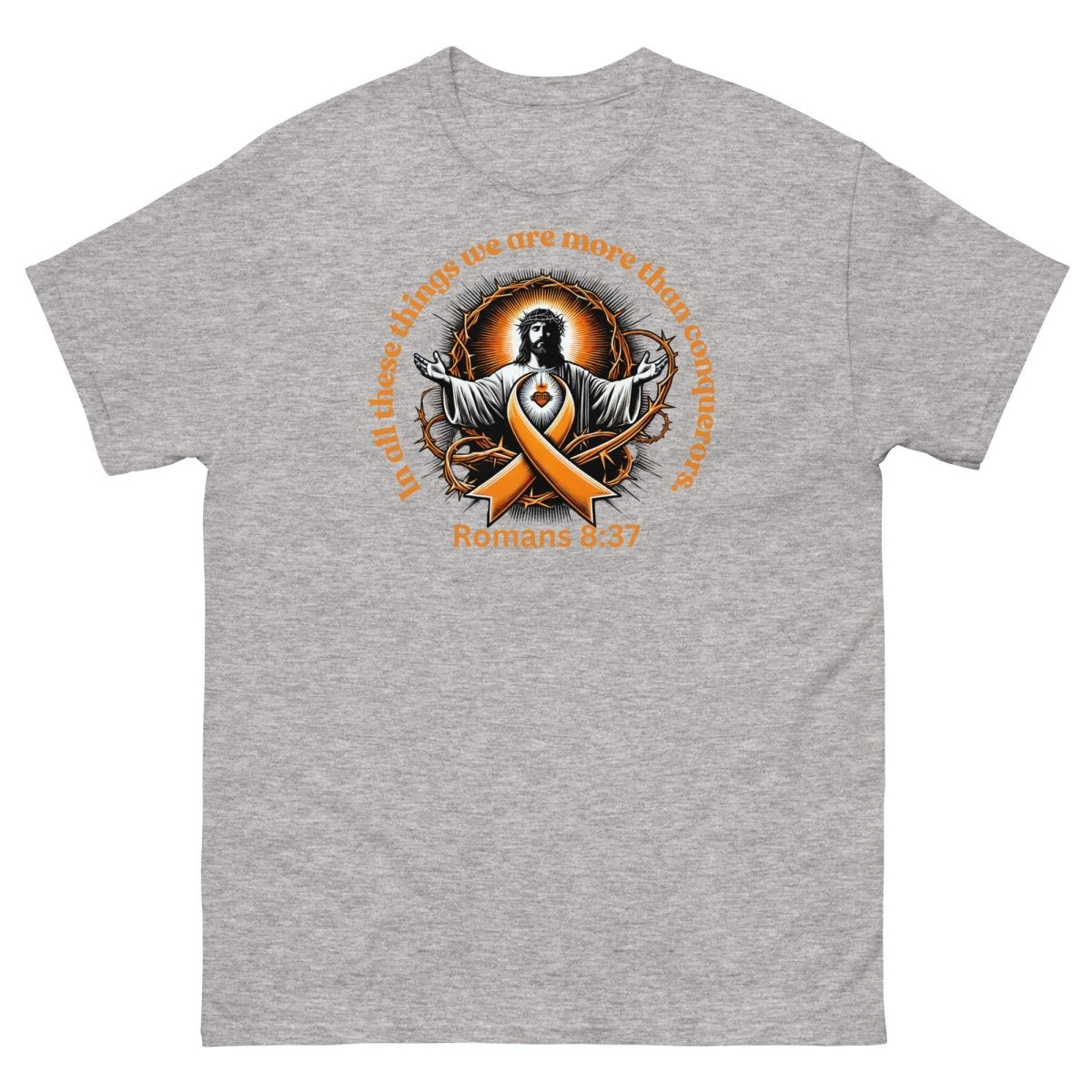 Leukemia Romans Tee - JohnVsGBMSport GreyS