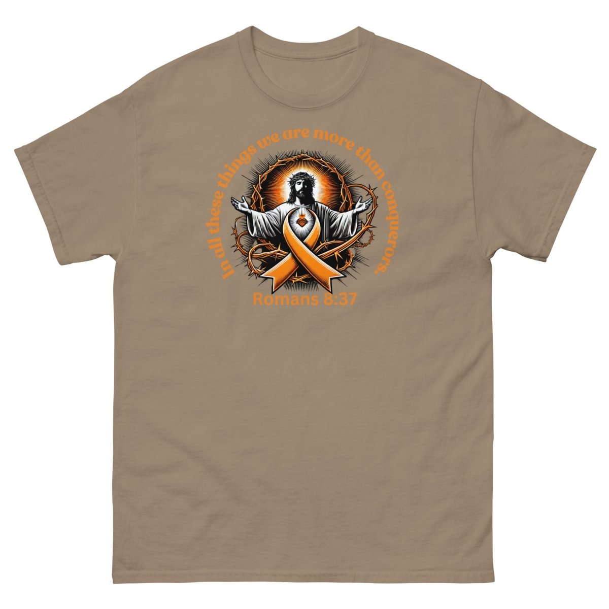 Leukemia Romans Tee - JohnVsGBMBrown SavanaS