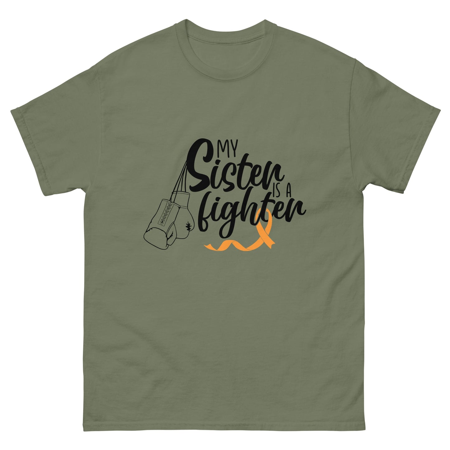 Leukemia Sister Tee - JohnVsGBMMilitary GreenS