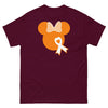 Leukemia Solid Orange Bow Tee - JohnVsGBMMaroonS