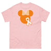 Leukemia Solid Orange Bow Tee - JohnVsGBMLight PinkS