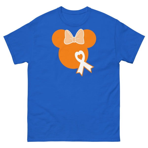 Leukemia Solid Orange Bow Tee - JohnVsGBMRoyalS