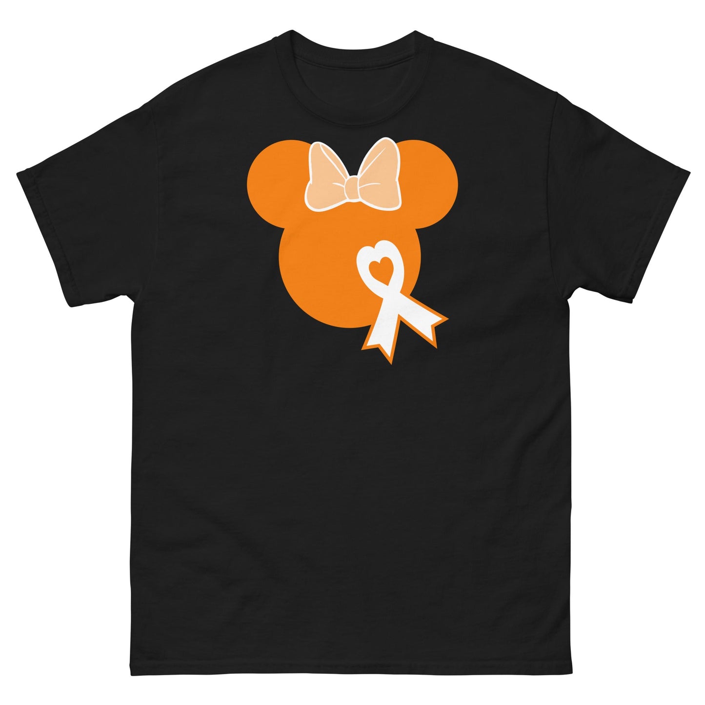 Leukemia Solid Orange Bow Tee - JohnVsGBMBlackS