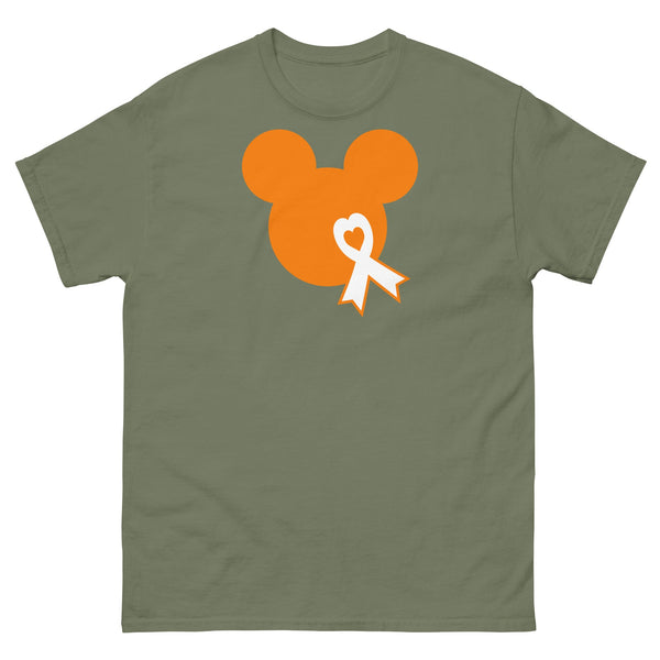 Leukemia Solid Orange Tee - JohnVsGBMMilitary GreenS