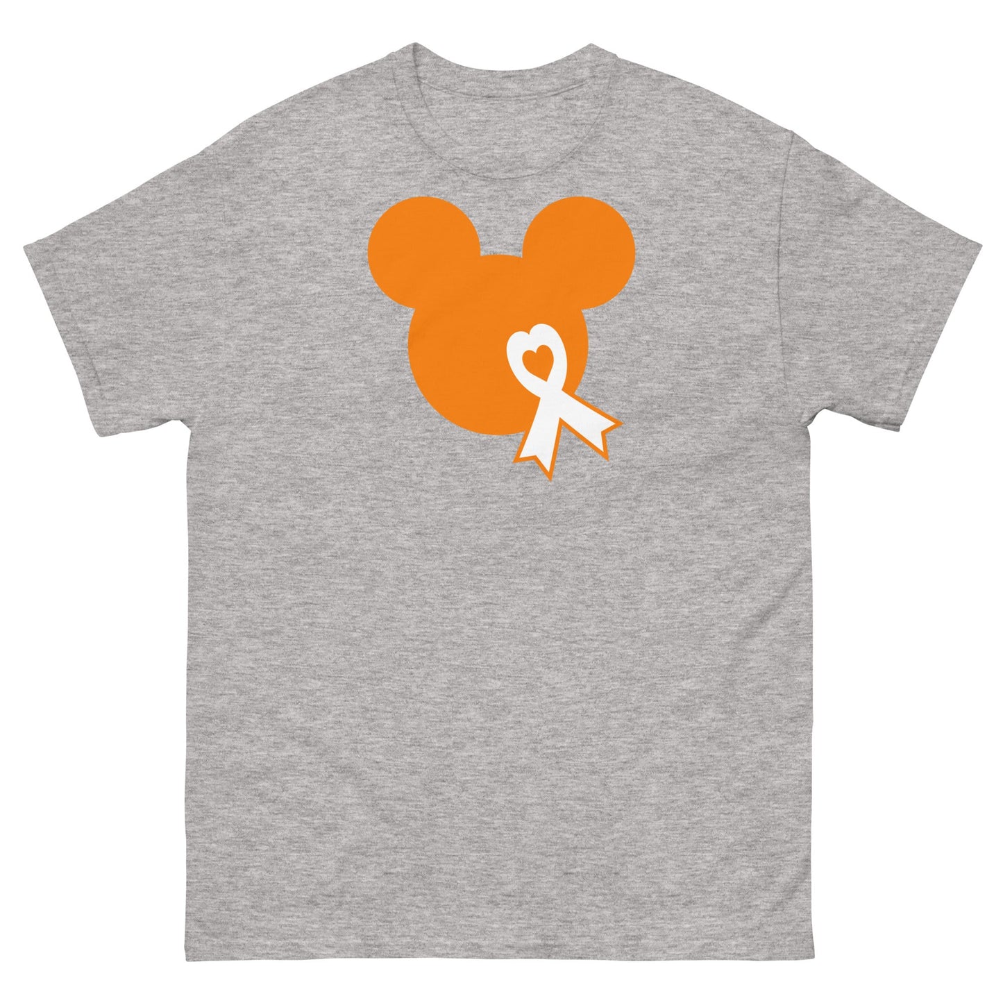 Leukemia Solid Orange Tee - JohnVsGBMSport GreyS