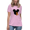 Leukemia Solid w/ bow Mouse Tee - JohnVsGBMHeather Prism LilacS