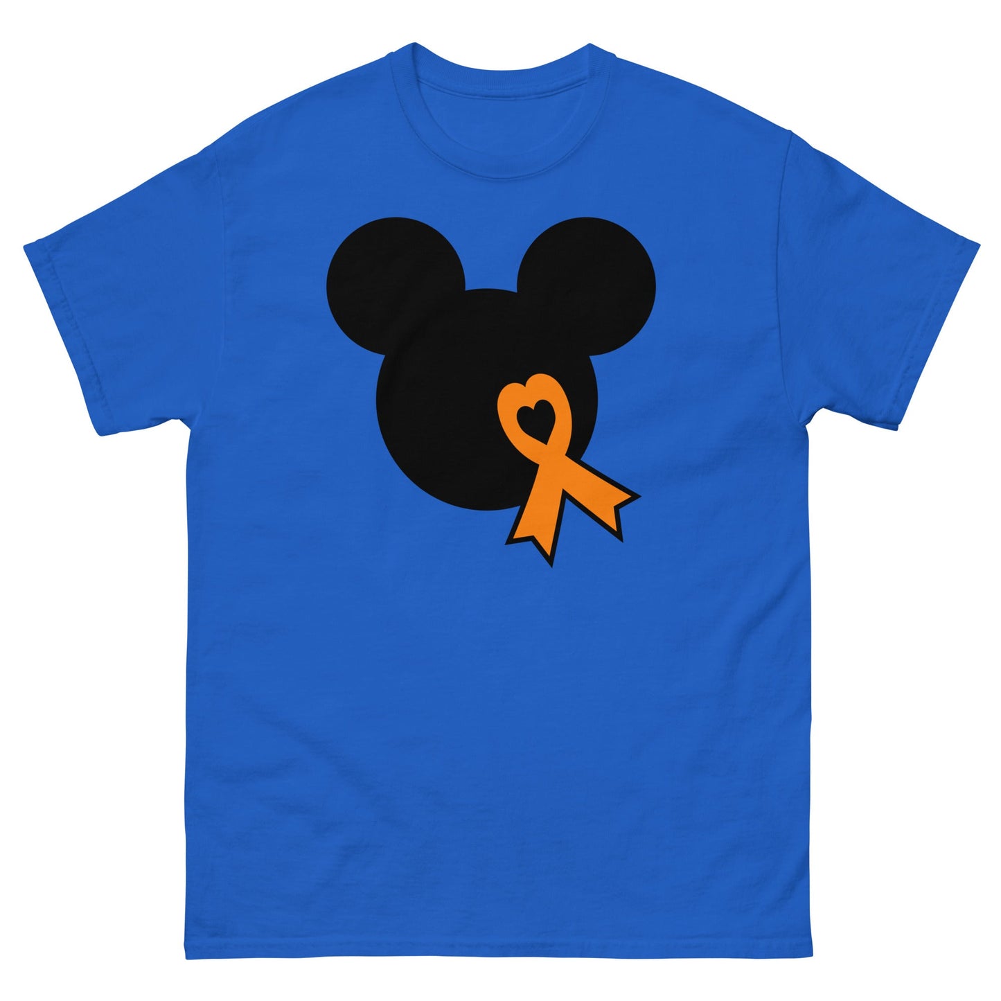 Leukemia Solid w/ bow Mouse Tee - JohnVsGBMRoyalS