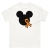 Leukemia Solid w/ bow Mouse Tee - JohnVsGBMWhiteS