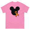 Leukemia Solid w/ bow Mouse Tee - JohnVsGBMAzaleaS