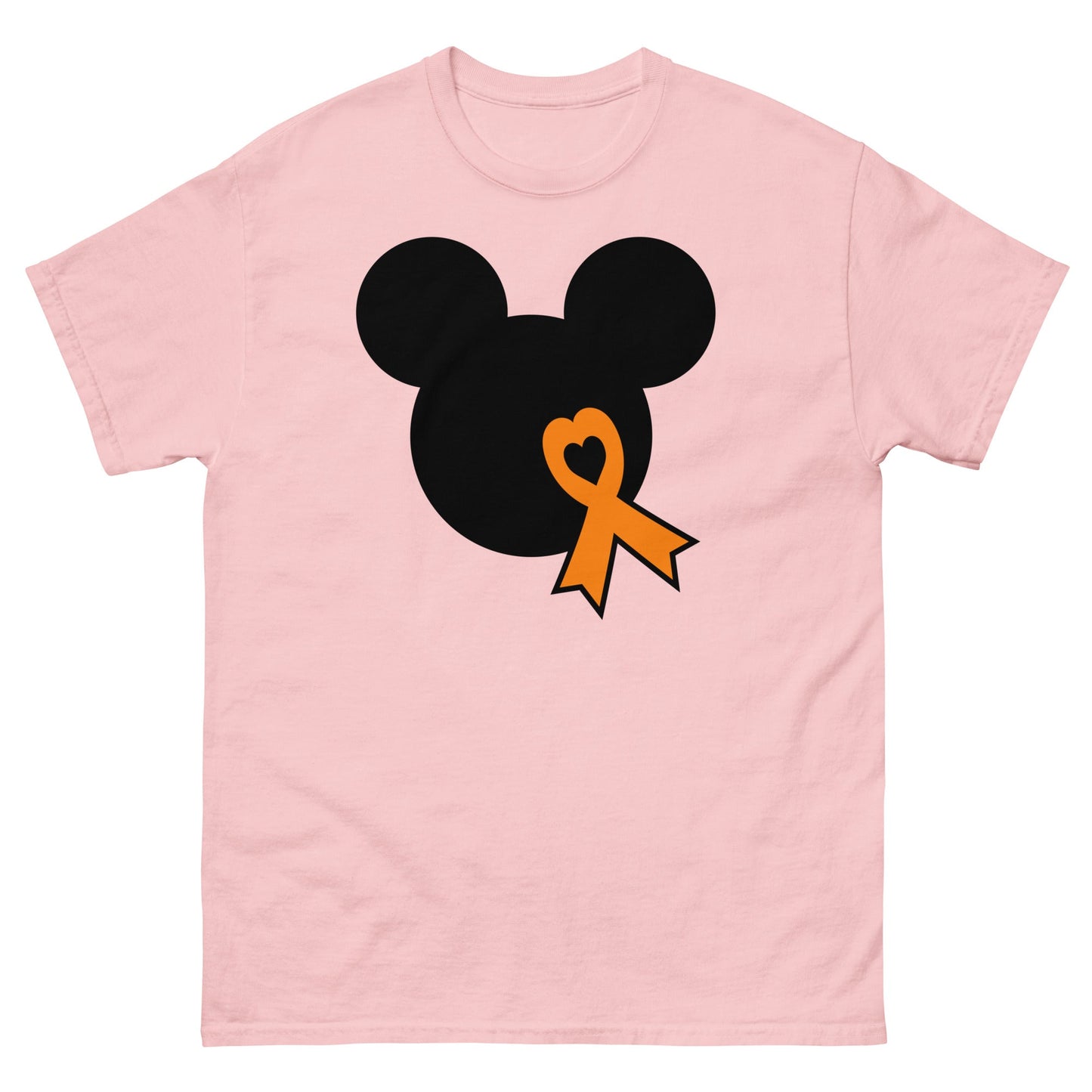 Leukemia Solid w/ bow Mouse Tee - JohnVsGBMLight PinkS