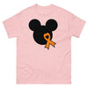 Leukemia Solid w/ bow Mouse Tee - JohnVsGBMLight PinkS