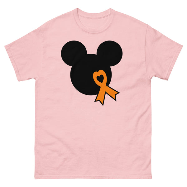 Leukemia Solid w/ bow Mouse Tee - JohnVsGBMLight PinkS