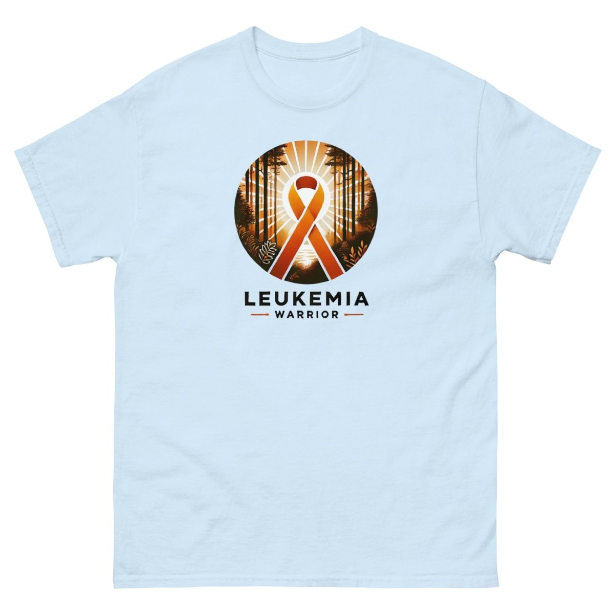 Leukemia Warrior Forest Tee - JohnVsGBMLight BlueS