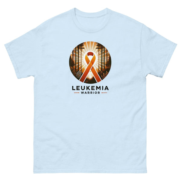 Leukemia Warrior Forest Tee - JohnVsGBMLight BlueS