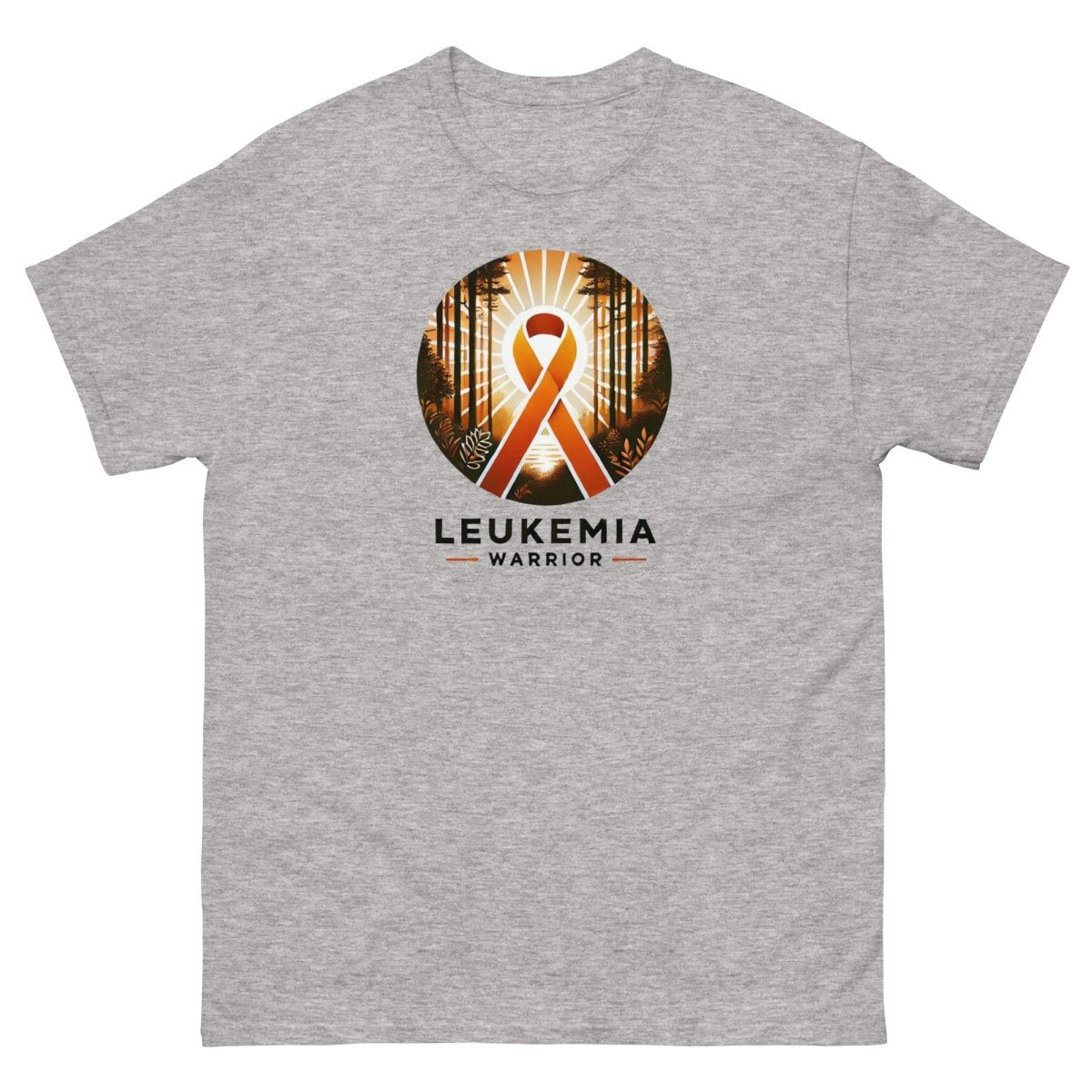 Leukemia Warrior Forest Tee - JohnVsGBMSport GreyS