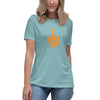 Leukemia Women's F Cancer Tee - JohnVsGBMHeather Blue LagoonS