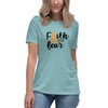 Leukemia Women's Faith Tee - JohnVsGBMHeather Blue LagoonS