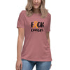 Leukemia Women's FCK Cancer Tee - JohnVsGBMHeather MauveS