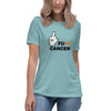 Leukemia Women's FU Cancer Tee - JohnVsGBMHeather Blue LagoonS