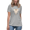 Leukemia Women's Mouse Heart Tee - JohnVsGBMAthletic HeatherS