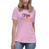 Leukemia Women's My Fight Tee - JohnVsGBMHeather Prism LilacS